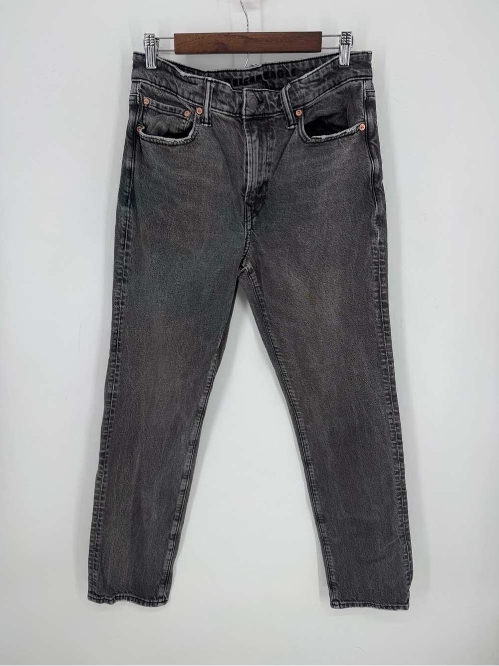 American Eagle EasyFlex Charcoal Gray Jeans Men's Size 32x32 Straight Leg Denim